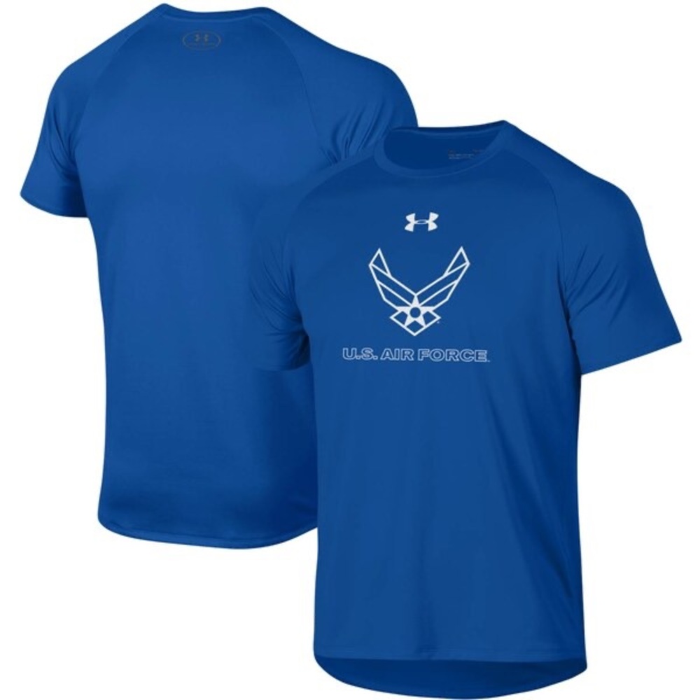 👉🏼NWT👈🏼 Men's UA Royal Air Force Falcons Logo Tech 2.0 Performance Raglan